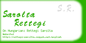 sarolta rettegi business card